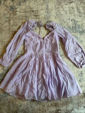 Sweetheart Lilac Babydoll Dress